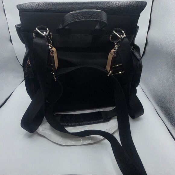 STORKSAK Black Leather St James Convertible Bag - Picture 4 of 10